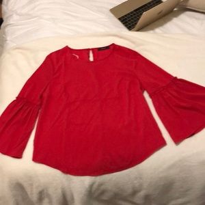 Red blouse